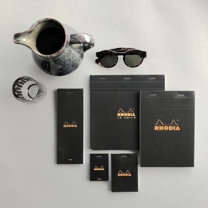 Actual product image Rhodia Blocks stapled 80g Basics (A1, Checked, Soft cover)