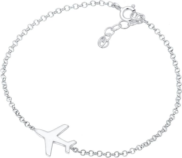 Image du produit Elli Erbskette mit Flugzeug-Anhänger (16 cm, Argent Sterling)