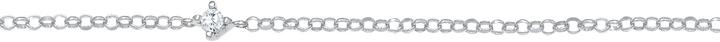 Image du produit Elli Choker Erbskette mit Zirkonia Kristall (Argent Sterling, 36 cm)