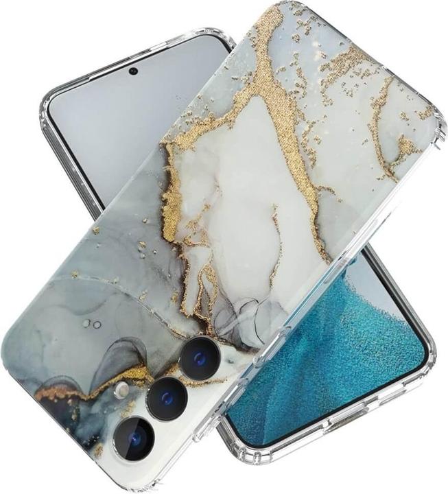 Produktbild Cover-Discount Cover Handyhülle IMD Grey Marble (Samsung Galaxy S24+)
