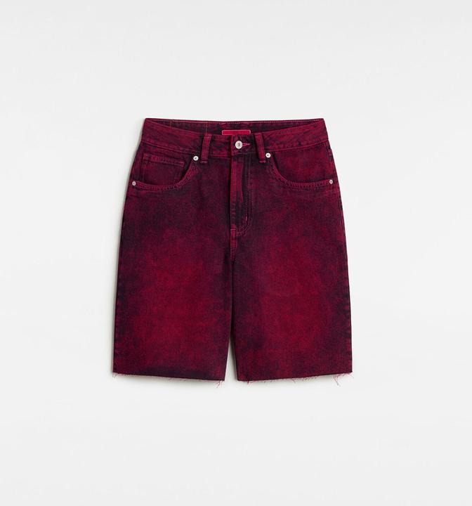 Actual product image Vans Sirelle Over-Dyed Cut-Off Jorts CHERRIES JUBILEE (24)