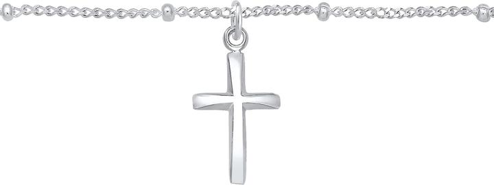 Actual product image Elli Choker Kugelkette Kreuz-Anhänger (Sterling Silver, 36 cm)