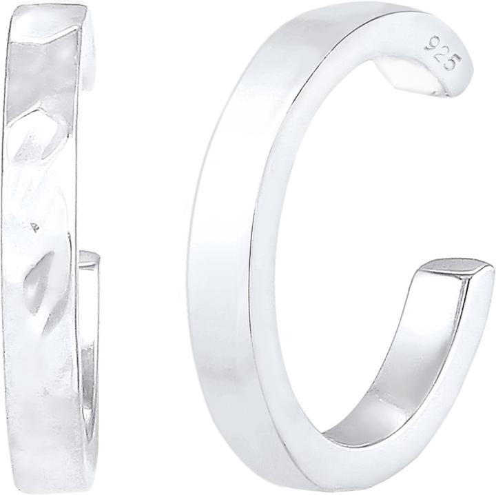 Elli Earcuff Set im Organic-Look (Sterling Silber)