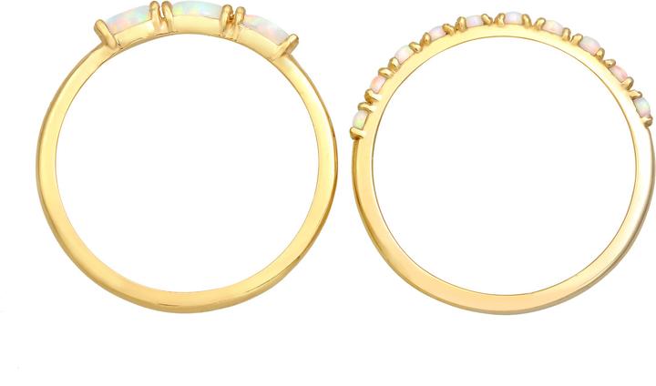 Immagine prodotto Elli 2er Set mit Opalen (54, 925 Argento)