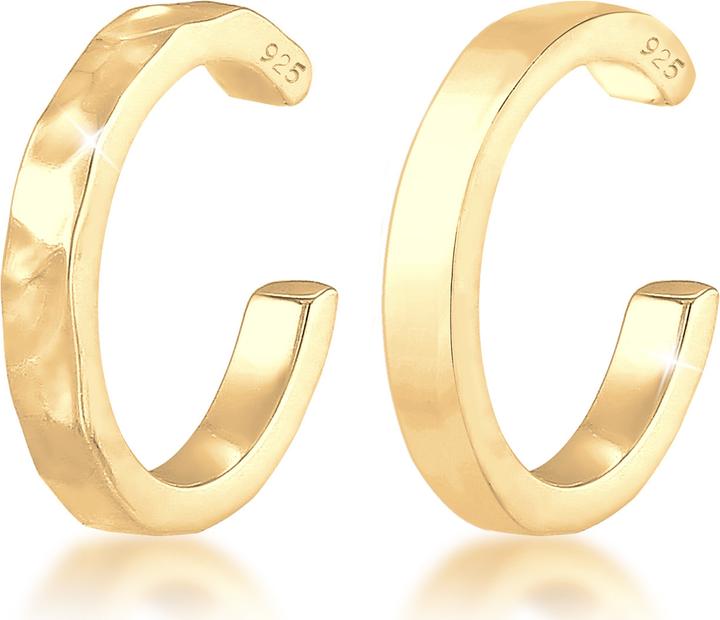 Elli Earcuff Set im Organic-Look (Sterling Silber)