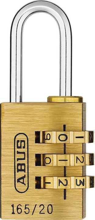 Actual product image Abus Combination lock Series 165 with EAN, Type 165/20 B/SB