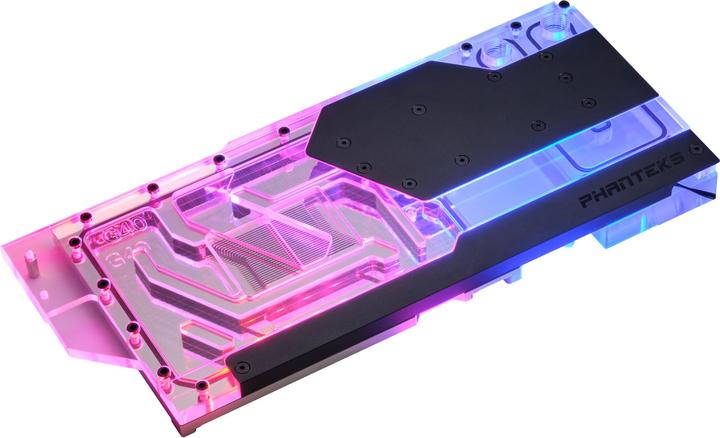Actual product image Phanteks Glacier G40 RTX 4080/90 water block incl. backplate for Gigabyte, D-RGB - black