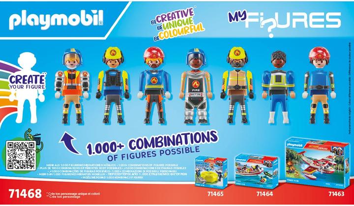 Actual product image Playmobil My Figures: Fire brigade (71468, Playmobil Sports & Action)