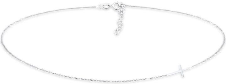 Elli Choker mit Kreuz (Sterling Silber, 36 cm)