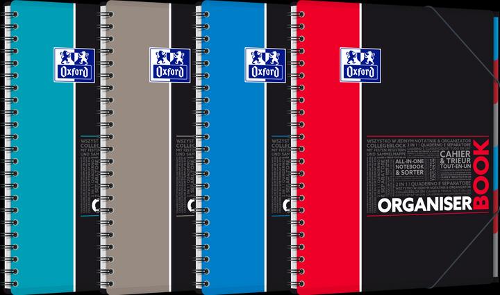 Produktbild Oxford Studium Collegeblock Organiserbook (A4+, Liniert, Kein Einband)
