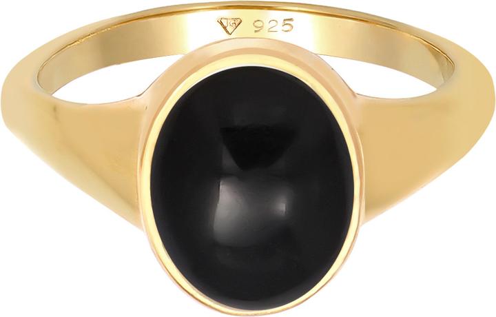 Actual product image Elli Siegelring mit Onyx Edelstein (58, 925 Silver)