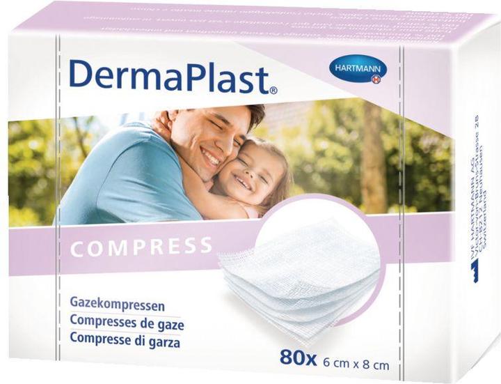 Actual product image DermaPlast Gauze compresses