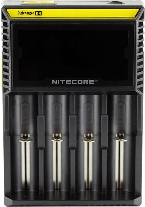 Image du produit Nitecore Digicharger D4EU - Version UE (1 pcs, RCR123A, AA, AAA, C, Chargeurs sans batterie)