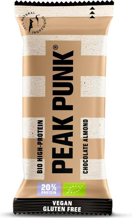 Actual product image Peak Punk Organic High-Protein Bar - Chocolate Almond 55g (Almond, 1 pcs., 660 g)
