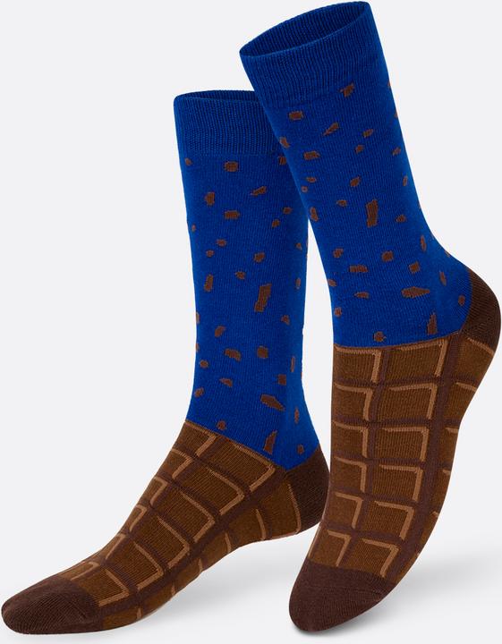 Eat My Socks Socks, Intense Chocolate, Dark (One Size)