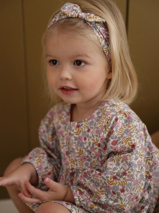 Actual product image Vertbaudet Mädchen Baby-Set mit Blumen: Kleid & Haarband (68)