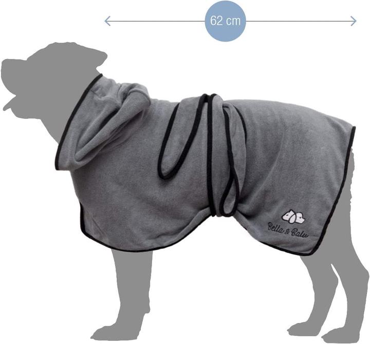 Immagine prodotto Bella & Balu Accappatoio per cani in microfibra (Cappotto per cani)