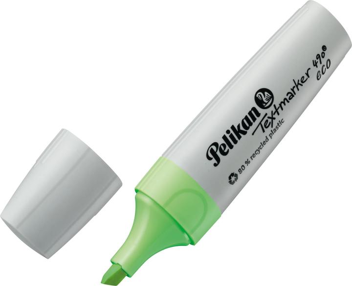 Immagine prodotto Pelikan Evidenziatore 490 eco in FS, verde neon (AAU761, 5 mm, 10 x)