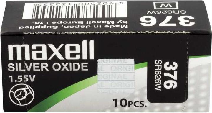 Produktbild Maxell Knopfzelle SR626W 10 Stück (10 Stk., SR66, 28 mAh)