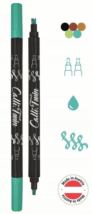 Immagine prodotto Online CALLI BRUSH TWIN - Penna in fibra (Multicolore, 5 x)