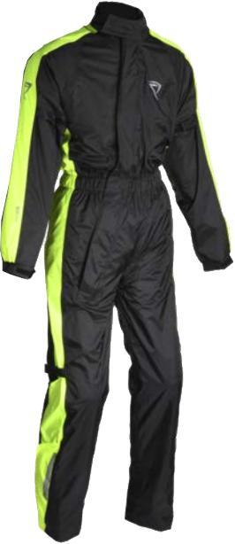 Difi MEADOW Regenkombi schwarz-neon gelb XXL (Damen, Herren, XXL)