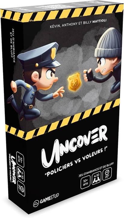 Image du produit Gamestud Uncover Policier vs Voleurs