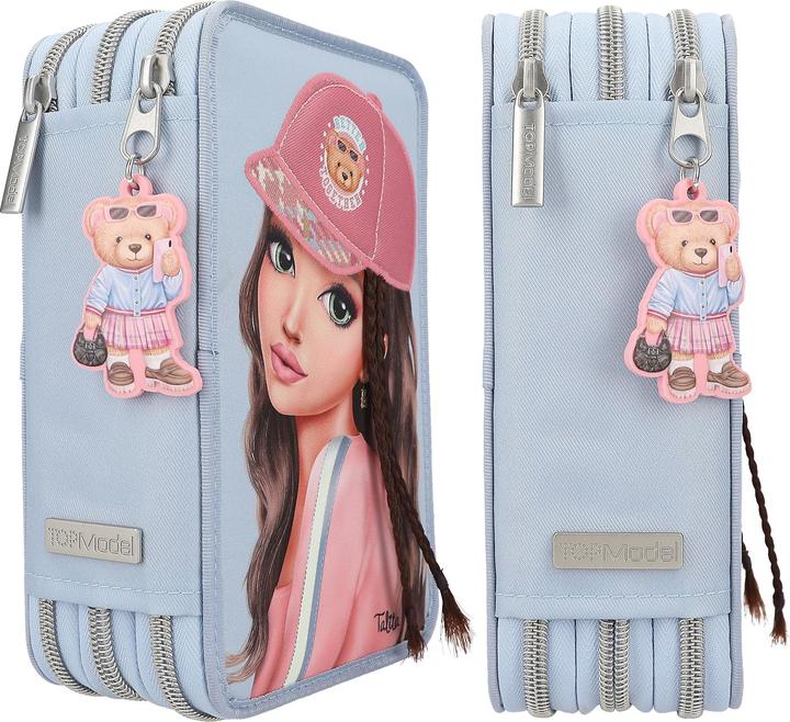 Immagine prodotto Magni Depesche TOPModel astuccio per matite TEAM TEDDY a 3 scomparti con ciondolo a forma di orsetto blu