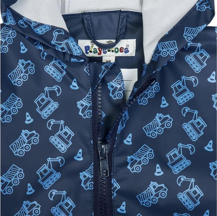 Produktbild Playshoes Regen-Overall Baustelle allover (86)
