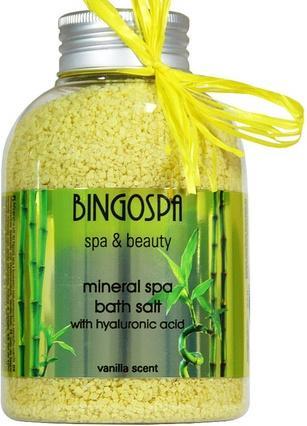 Produktbild NoName Bingo Spa Mineral Badesalz mit Hyaluronsäure Vanille 650g (Badesalz)
