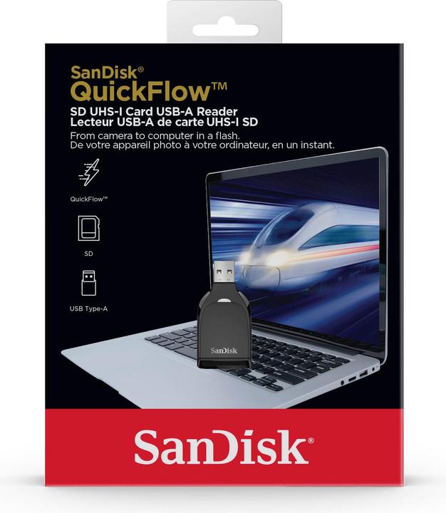 Immagine prodotto SanDisk QuickFlow SD Card USB-A Reader (USB 3.2)