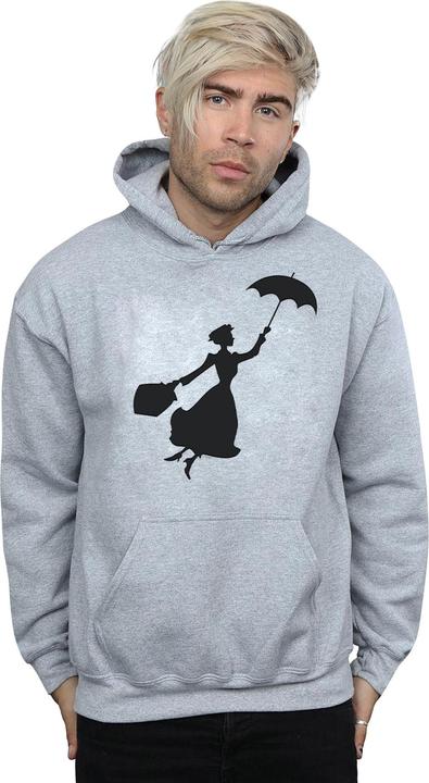 Immagine prodotto Disney Mary Poppins Flying Silhouette Felpa con Cappuccio Uomo (3XL)