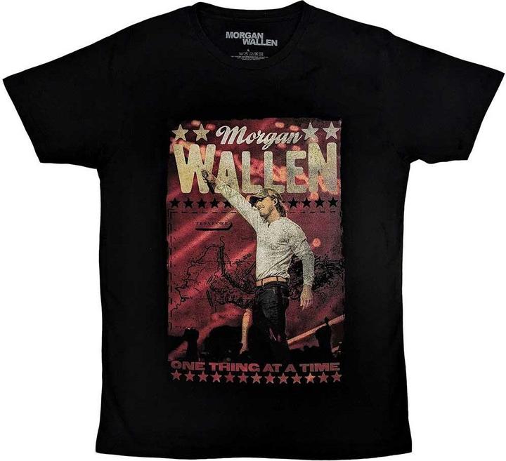 Actual product image Morgan Wallen Unisex Adult One Thing At A time T-Shirt (L)