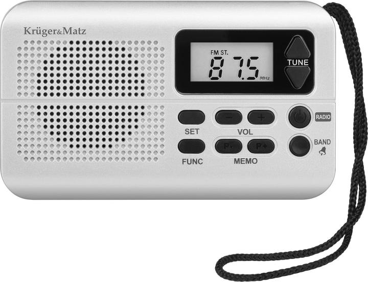 Krüger&Matz KM 819 Portable radio, light gray (AM)