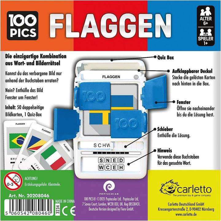 Produktbild 100 Pics 100 Flaggen (Deutsch)