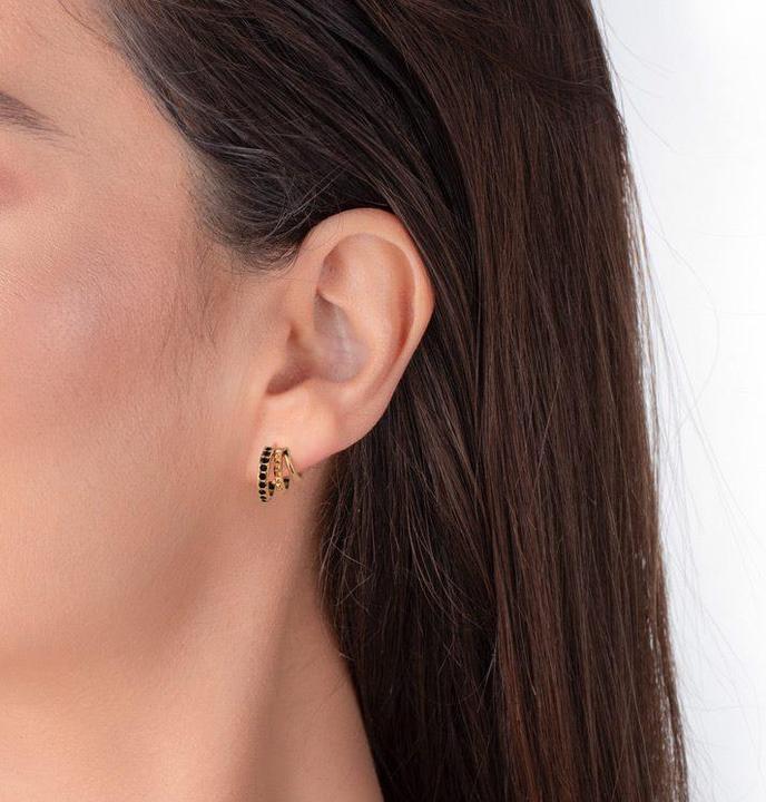 Actual product image Police Sofya Creoles (Stainless steel)