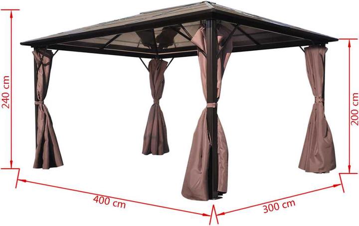 Image du produit VidaXL Raff (400 cm, 300 cm)