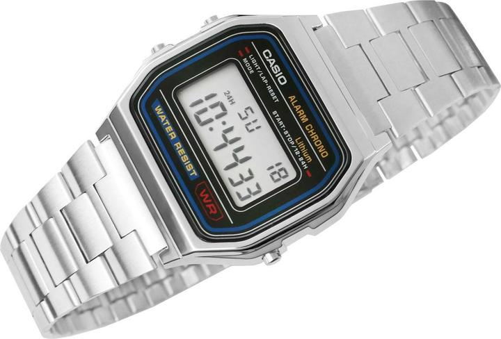 Actual product image Casio Retro Vintage - A158WA-1D (Digital watch, 34 mm)