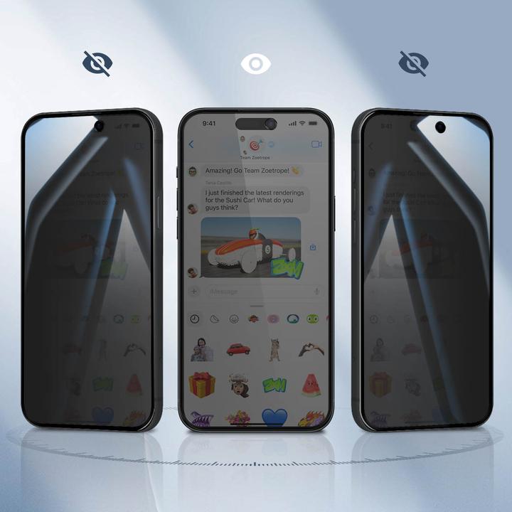 Produktbild Avizar ClearGuard Privacy Folie (1 Stück, Apple iPhone 15 Pro Max)