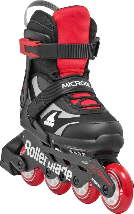 Image du produit Rollerblade Inline-Skates Microblade Combo Schwarz/Rot, 33-36.5 (33, 36.5)
