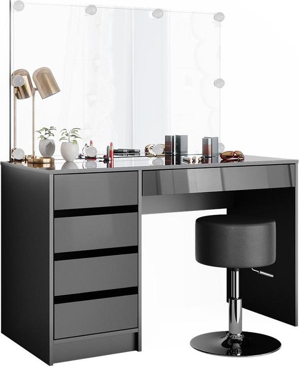 Produktbild Vicco Sherry mit Hocker und Beleuchtung (55 x 75 x 120 cm)