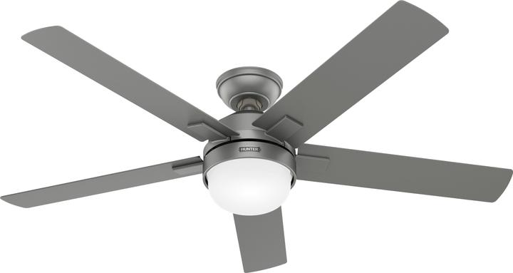 Immagine prodotto Hunter Fans Deckenventilator Zeal Silber mit Licht & Fernbedienung (45.70 dB)