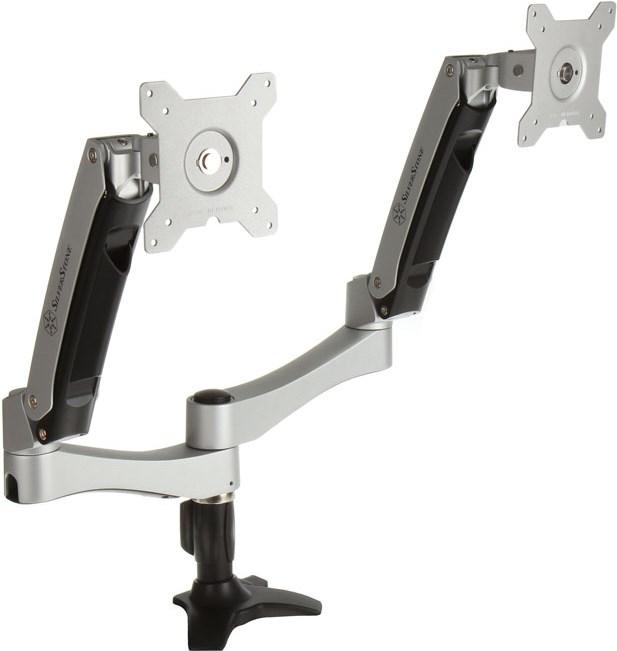 Image du produit Silverstone Support de bureau pour moniteur ARM Two (Tables, 24")