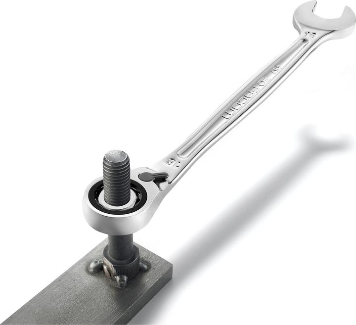 Immagine prodotto Facom Chiave a cricchetto con anello aperto da 34 mm, lunghezza 455 mm