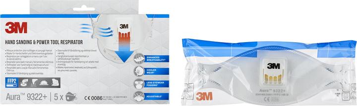 Produktbild 3M Atemschutzmaske, weiss (FFP2, FFP2 R D, 5 x)