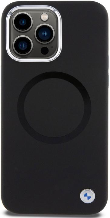 Image du produit BMW BMHMP15LSILBK2 iPhone 15 Pro 6.1" czarny/black Signature Liquid Silicone MagSafe (Apple iPhone 15 Pro)