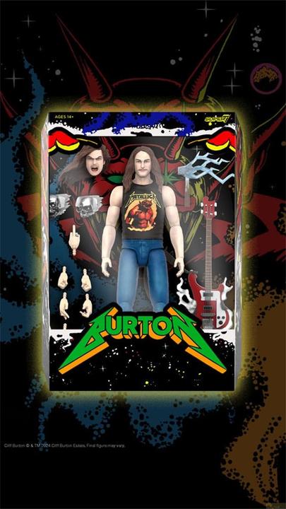 Produktbild Super7 Metallica Ultimates Actionfigur Wave 2 Cliff Burton 18 cm