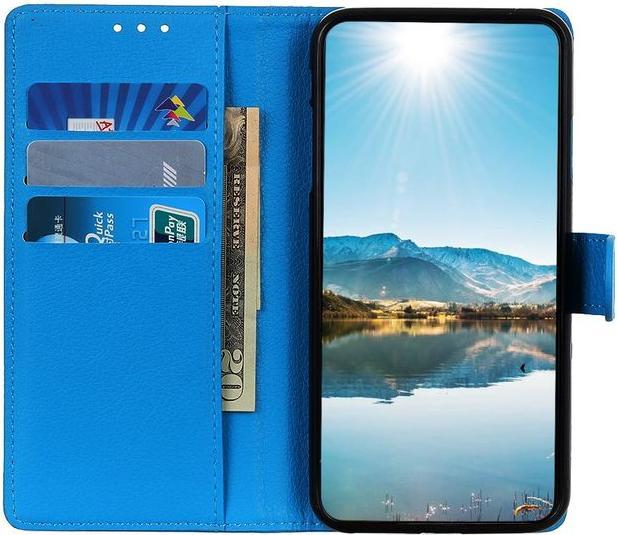 Produktbild MU Classic Litchi Leder Bookcover Series (Motorola Moto G41, Motorola Moto G31)