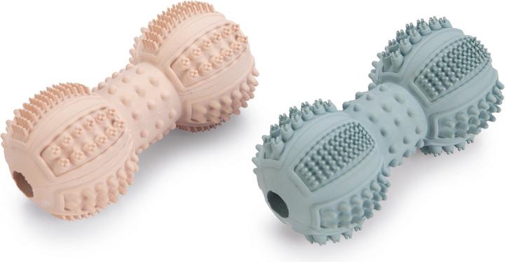 Actual product image Beeztees Puppy Dental Dumbbell Dog Toy (Dog chew toy)