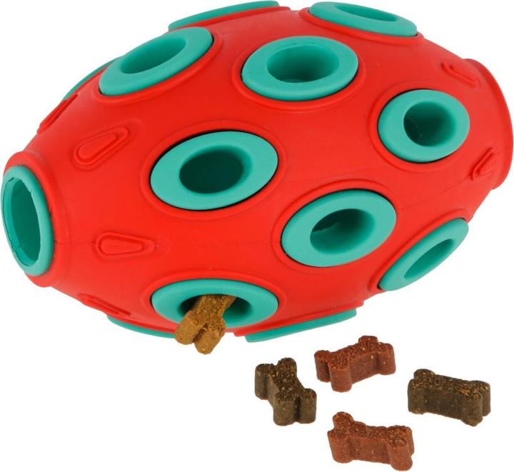 Actual product image Kerbl ToyFastic, dog toy chew toy, fillable tooth-friendly Rugby (Dog chew toy)