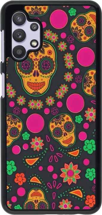 Actual product image PhoneLook Cover Halloween 22 colourful mexican skulls (Samsung Galaxy A32 5G)